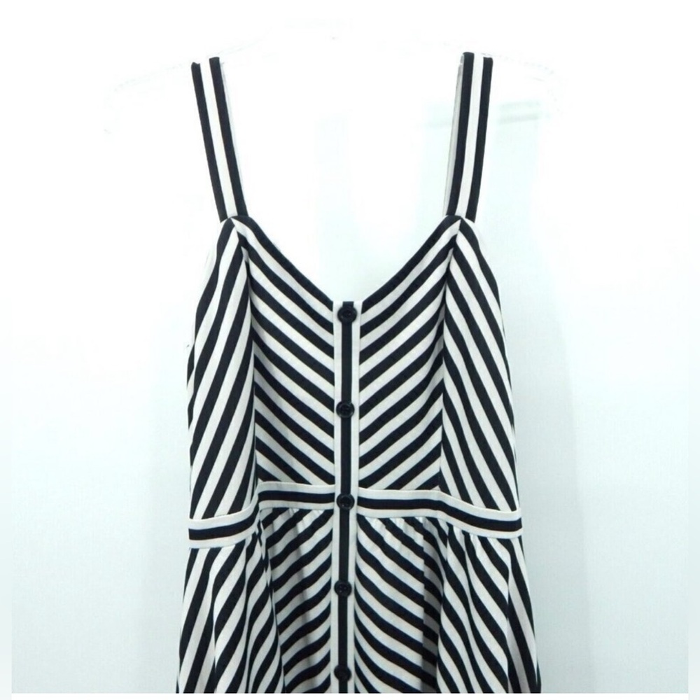 Alexia Admor Sleeveless Striped Dress Size Large - Picture 3 of 6
